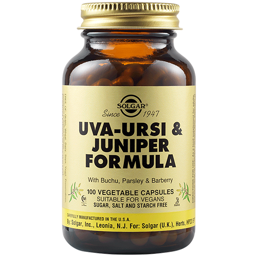 UVA URSI & JUNIPER BERRY FORMULA VEGETABLE CAPSULES Solgar